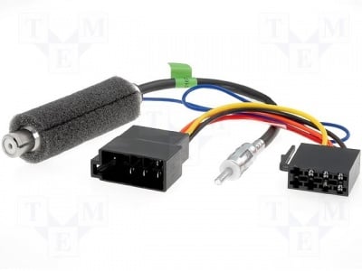 Антенен адаптор ZRS-SA-1/SET Антенен сепаратор; Audi, Seat, VW; DIN щепсел, ISO гнездо